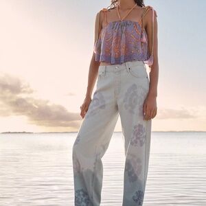 NWT Anthropologie Pilcro Sunset high Rise Straight Jeans 28